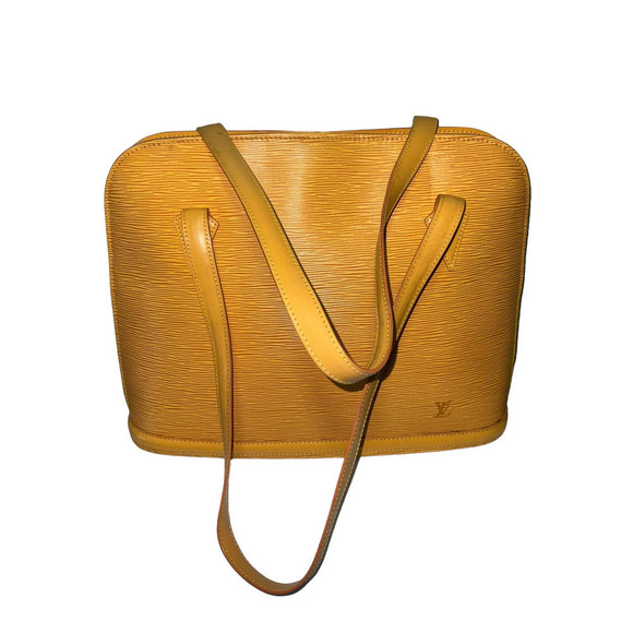 VINTAGE LOUIS VUITTON Lussac Epi Leather Shopper GM Yellow - Picture 16 of 16